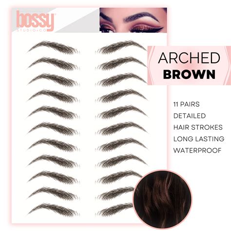 bossy brows tattoos|temporary eyebrow tattoo near me.